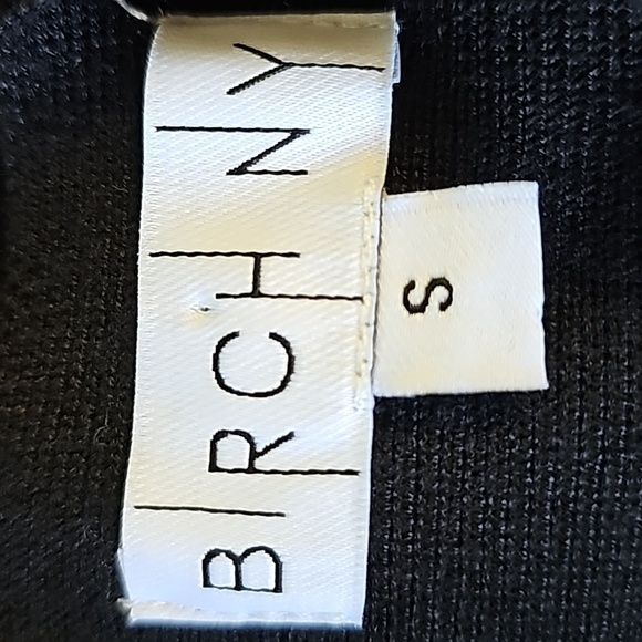 Birch NY lightweight black‎ sweater. Size small. Bling at the shoulders. - Picture 6 of 11